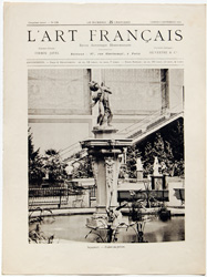 antique print from l'art francaise